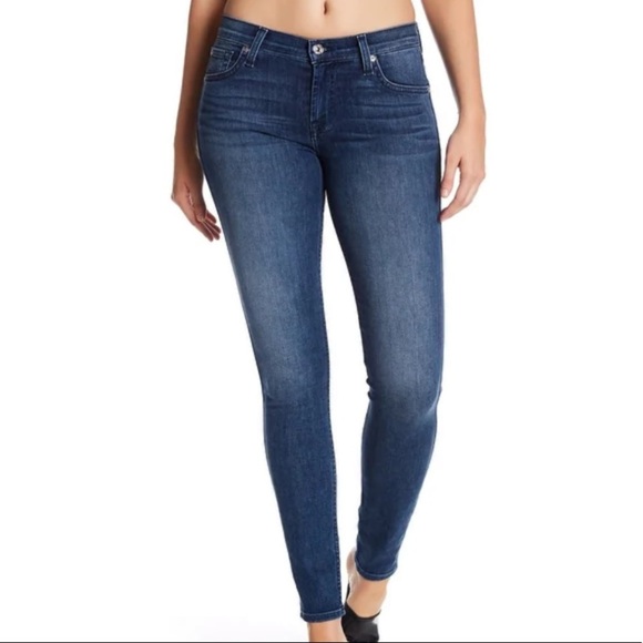 7 For All Mankind Gwenevere Skinny Jeans - Picture 1 of 15